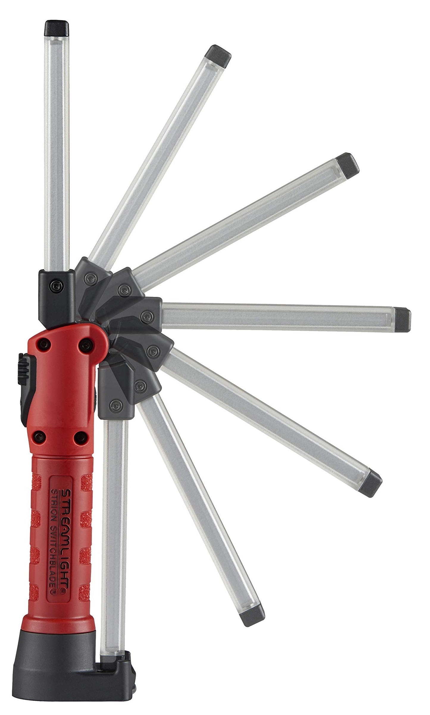 Streamlight 74854 Strion Switchblade 500-Lumen Rechargeable Compact Multi-Function LED Work Light with Color-Rite Technology and AC Piggyback Charger, Red