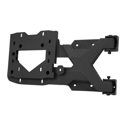ALMULOO Spare Tire Carrier Compatible with 2007-2018 Jeep Wrangler JK Hold Up to 37" Tire Mounting Bracket Holder Steel Powder Coated Black