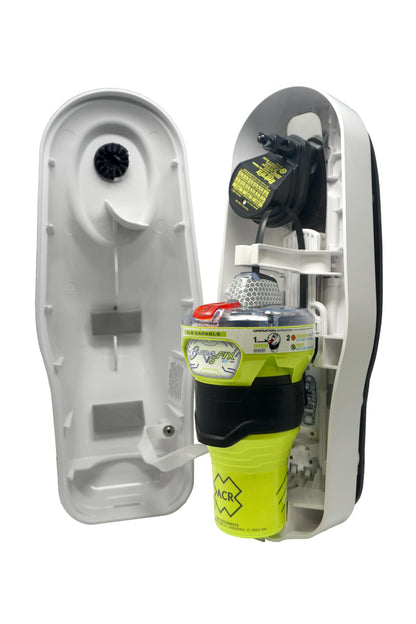 ACR GLOBALFIX V6 GPS EPIRB SOS, Global Coverage, Return Link Service & Mobile App - CAT 1 Auto Release Bracket (2853) - Global Satellite Emergency Signaling for Search & Rescue,10 Year Battery Life