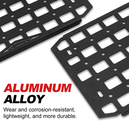 TRUCFUSION Front Trunk Molle Panels Compatible with Tesla Cybertruck 2023-2025, Aluminum Alloy Tools Organizer