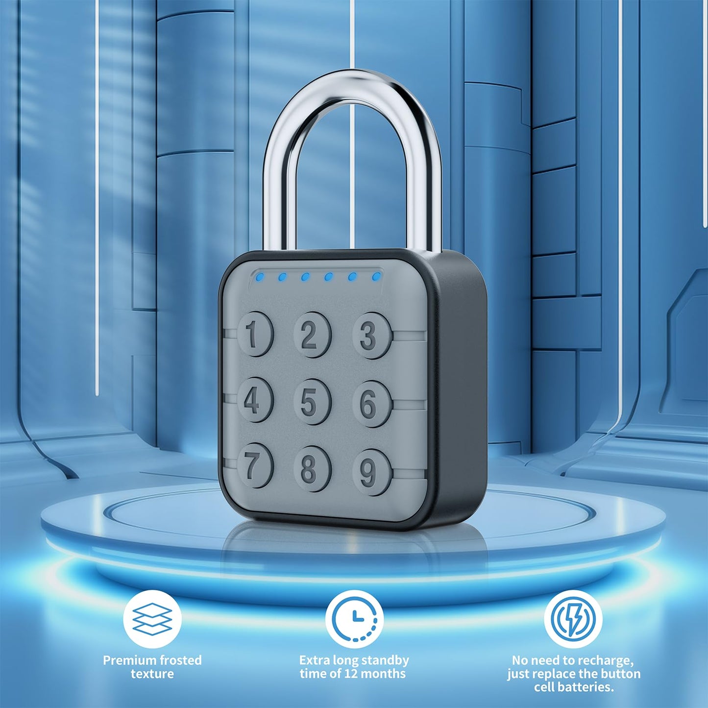 Combination Lock, Combination Lock for Locker, Locker Lock & Gym Locker Lock - High Security, Easy to Use for Gym, School, Travel, Outdoor