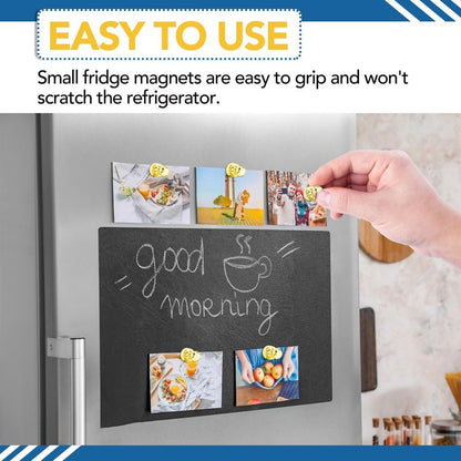 LOVIMAG Fridge Magnets 20Pcs Refrigerator Whiteboard Small Strong Magnet Classroom Kitchen Accessories Decorative Locker Set Decor Must Haves Office Calendar Refrigerador Magnetic Cute Crafts Gold