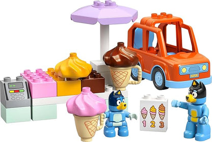Lego 10458 Bruy and Ice Cream Toy Birthday Present Blocks Education Boys Girls Kids 1.5 Years 2 Years 4 Years Toddlers Animals Creatures Figures Goods Games