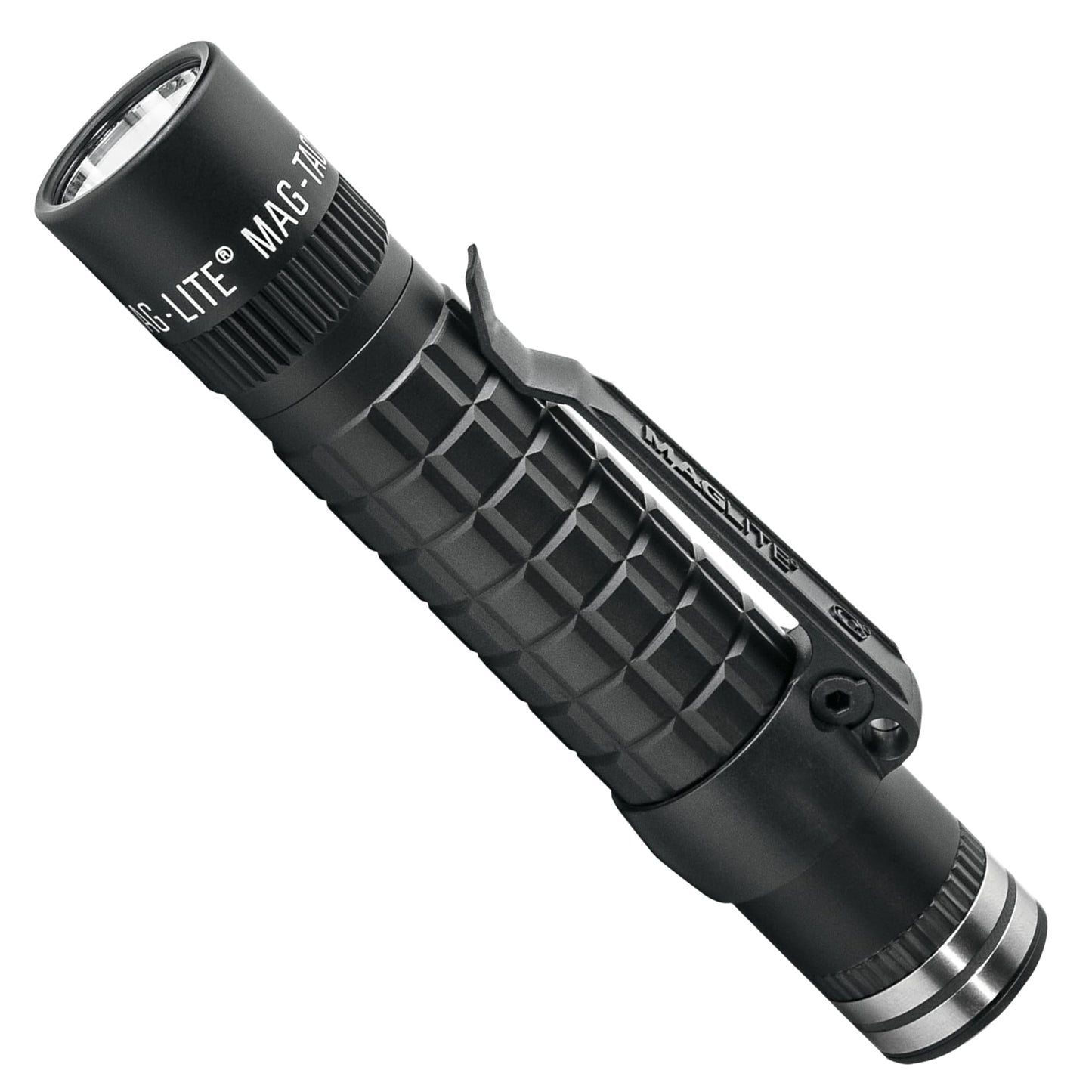 Maglite MAG-TAC Rechargeable LED Flashlight – Plain Head, High-Performance Tactical Light – Black