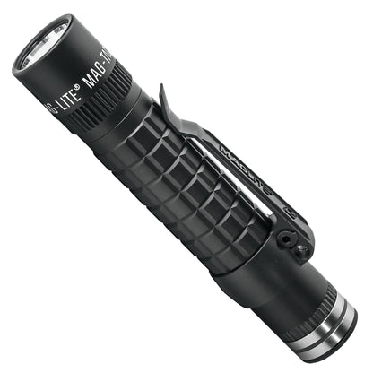 Maglite MAG-TAC Rechargeable LED Flashlight – Plain Head, High-Performance Tactical Light – Black