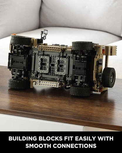 JLTV Building Blocks for Adults Military Vehicles Building Sets Collectible Car Building Kit for Adults (2479 Pcs)