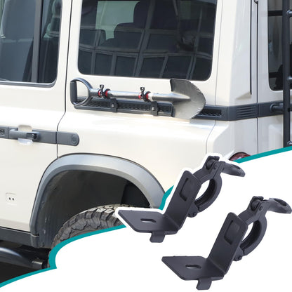 Hudiriy Car Body Side Expansion Rails Shovel Mounts Compatible with Ineos Grenadier 2020 -2025， 2 Pcs Shovel Holder Modular Quick Release Axe Holder Mount Kit External Accessories