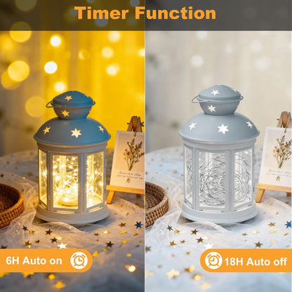 32FT(16 * 2) Fairy Lights Battery Operated, Rechargeable String Lights with Timer, Mini Waterproof LED Twinkle Lights for Bedroom, Christmas Decorations, Wedding Party Decor, Warm White