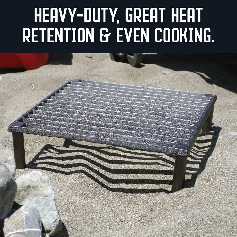 Chicago Brick Oven - Cast Iron Tuscan Grill - Amazing Camping Grill, Fire Pit Grill and Pizza Oven Grill
