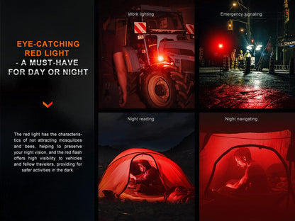 Fenix CL28R 2000 Lumen 2-in-1 Camping Lantern and Portable Work Light, USB-C Rechargeable, Continuous Brightness and Color Temperature Adjustment