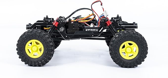 Helidirect HobbyPlus 1/18 RC Crawler - CR-18P PRO Brushless Juice Up Edition RTR w HBW Electronics 2.4GHz 4CH TX - Remote Control Crawler RC Rock 1/18 Full Lock 4WD Off-Road for Adults - Red