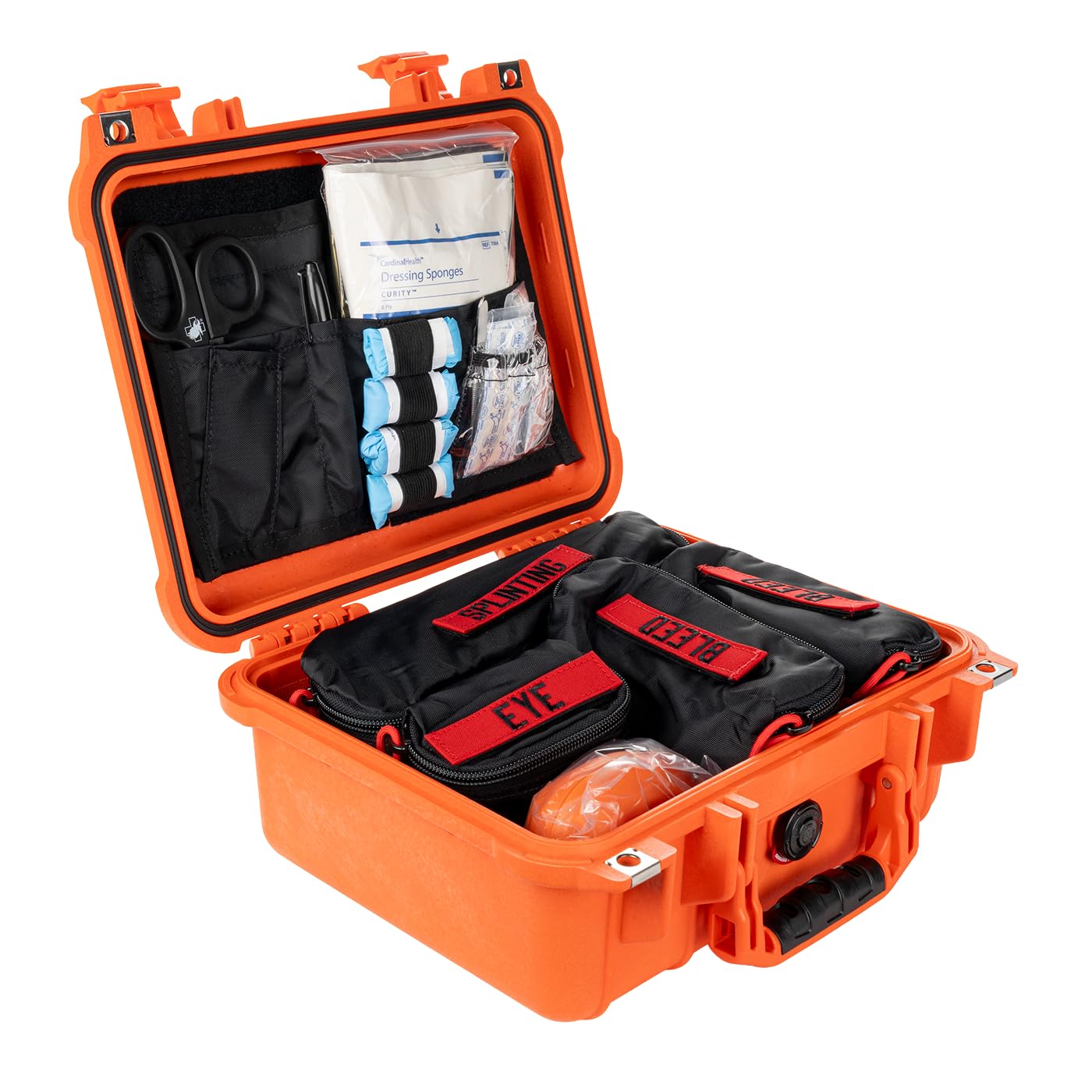 North American Rescue Range Trauma Kit (Hard Case) NAR First Aid Combat Gauze and C-A-T Tourniquet for Shooting Ranges, Firearms, Training, Hunters, NRA, Gun Safety (80-1907)