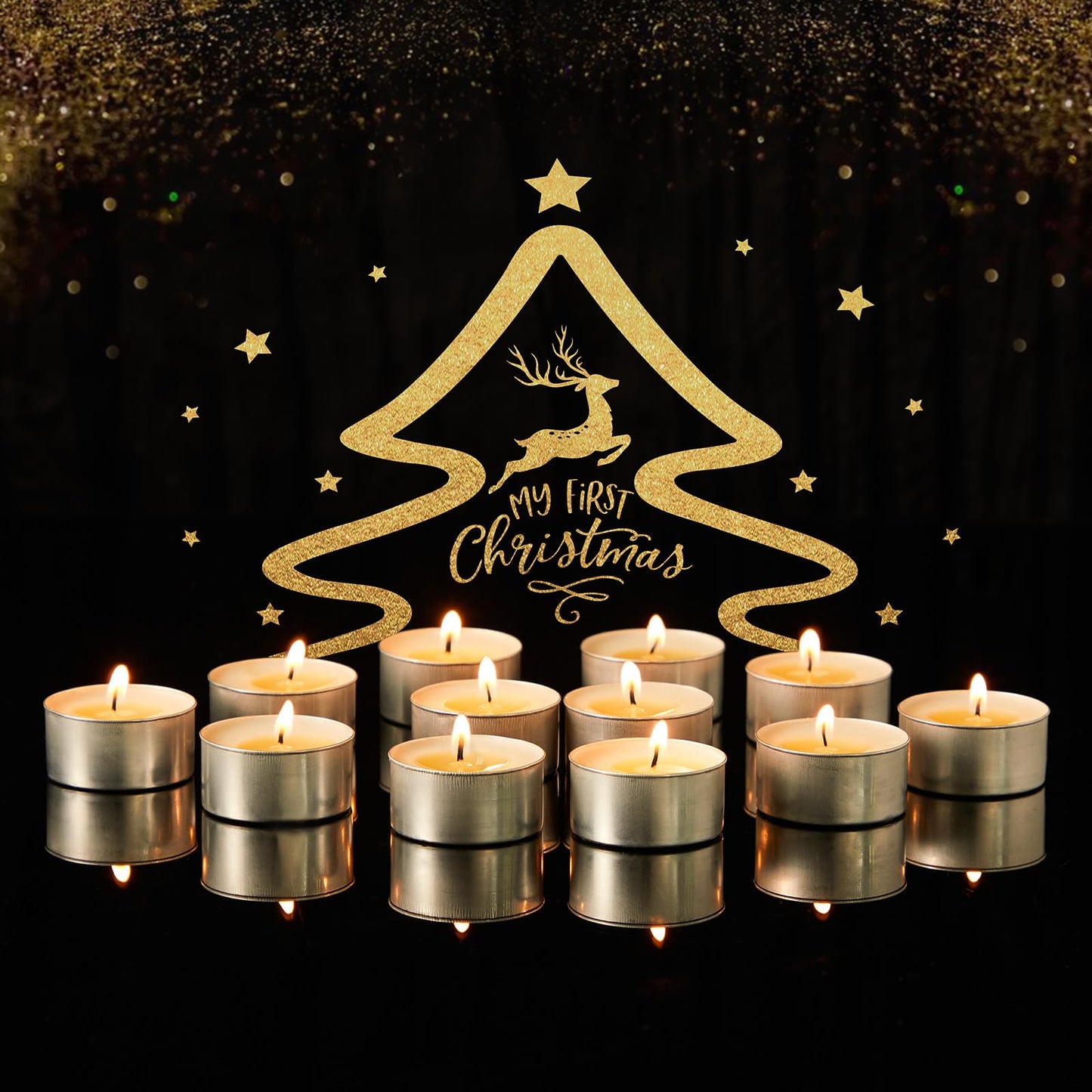 Unscented Tea Lights Candles 200 Pack,6 Hours Long Burning White Tea Candles Bulk,Non-Paraffin, Clean Burn, Smokeless, Palm Tealight Candles for Wedding,Centerpiece,Christmas Lights,Home Decor