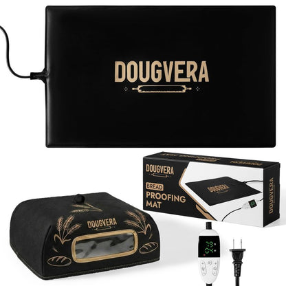 Dougvera Bread Proofing Mat 13 x 21In Bread Proofer Warming Mat for Food – Temperature Controlled Sourdough Heating Pad for Home Baking – Waterproof Casing – 2.1M Cord with Standard Plug