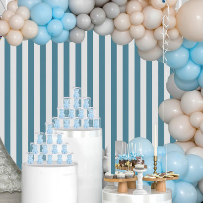 Hoolerry 30 Pcs Baby Shower Favors Mini Bear Candles Party Favors with Boxes Handmade Bear Shaped Candles Bulk for Baby Shower Boys Girls Wedding Gender Reveal Party Guest (Light Blue)