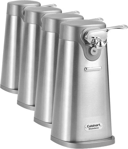 Cuisinart SCO-60 Deluxe Electric Can Opener - Quality Motor System for Effortless Can Opening - Stainless Steel