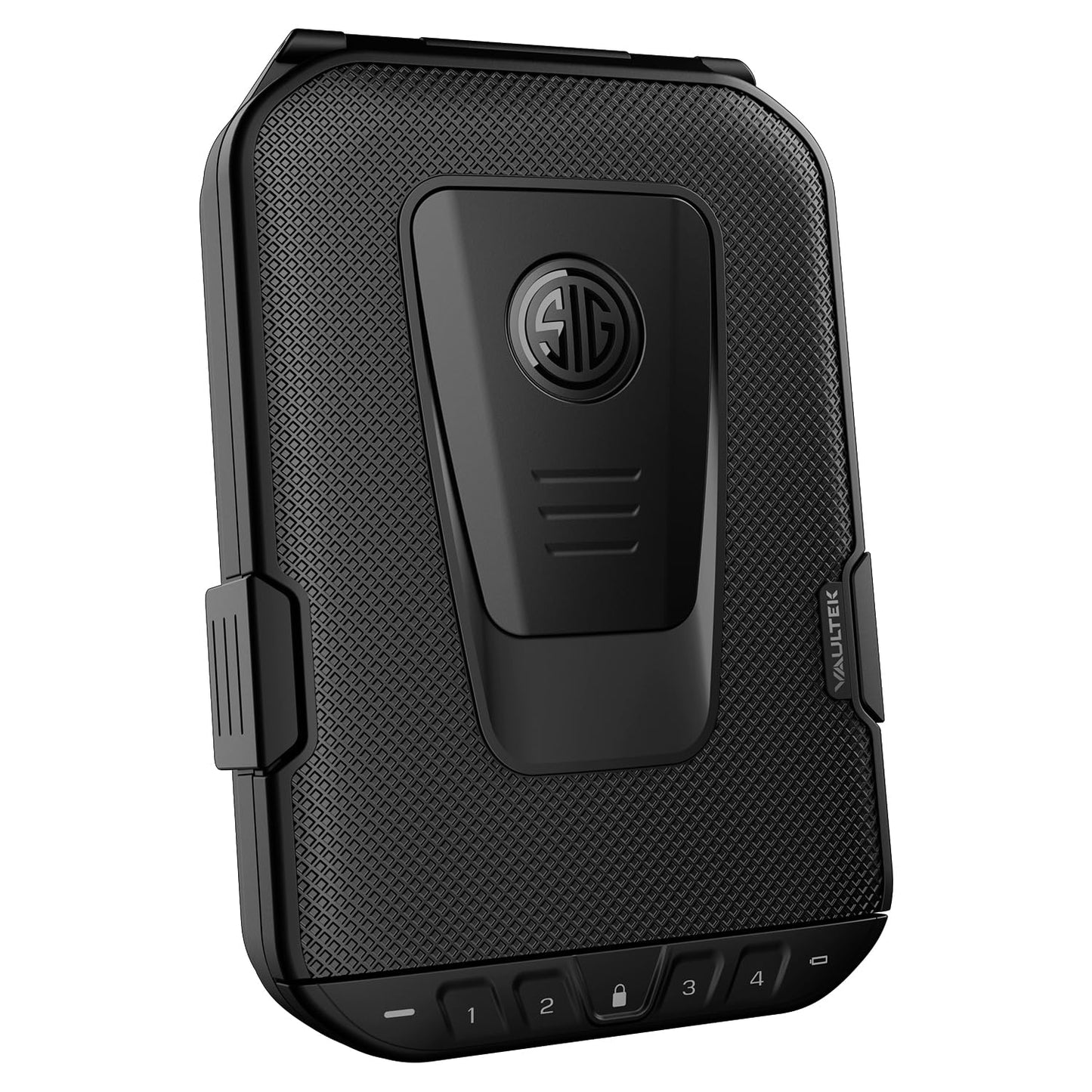 VAULTEK SIG SAUER Edition LifePod Secure Waterproof Travel Case Rugged Electronic Lock Box Travel Organizer Portable Handgun Case with Backlit Keypad (Non-Biometric)
