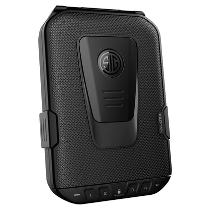 VAULTEK SIG SAUER Edition LifePod Secure Waterproof Travel Case Rugged Electronic Lock Box Travel Organizer Portable Handgun Case with Backlit Keypad (Non-Biometric)
