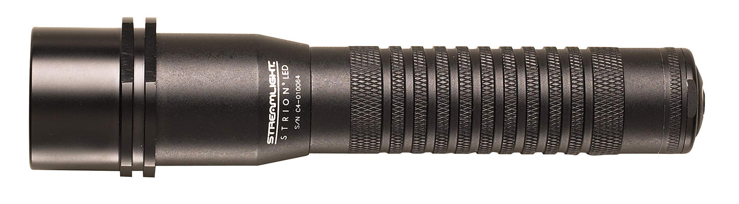 Streamlight 74301 Strion LED 375-Lumen Compact, Rechargeable Flashlight with 120V AC/12V DC Charger - 1Holder, Black