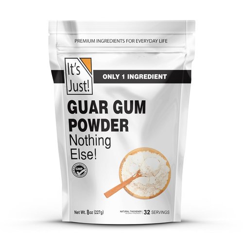 Guar Gum by It's Just - Gluten-Free, Non-GMO Plant-Based Thickener for Keto Baking | 8oz
