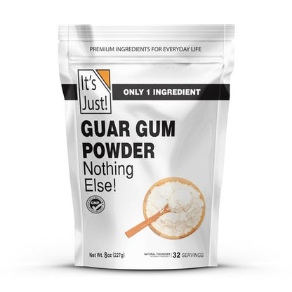 Guar Gum by It's Just - Gluten-Free, Non-GMO Plant-Based Thickener for Keto Baking | 8oz