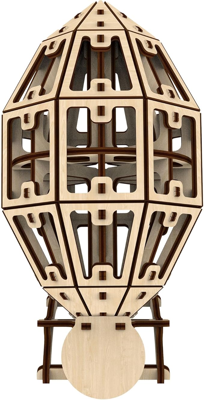 Artoya American Football Ball – 3D Puzzles for Adults 3D Wooden Puzzles for Adults Puzzle Football Model Kit Arts and Crafts Hobbies for Women Model Building Kits DIY Wooden Kit (Plain)
