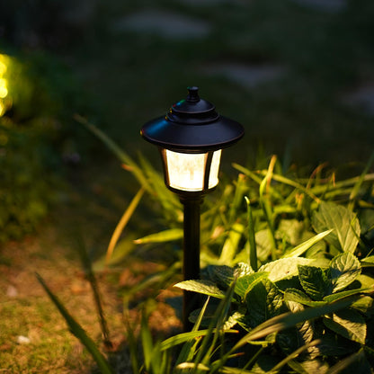 GOODSMANN Low Voltage Landscape Lighting Oil Rubbed Bronze 2PK Path Lights Low Voltage 3W LED 120 Lumen 3000K Warm White with Cable Connectors