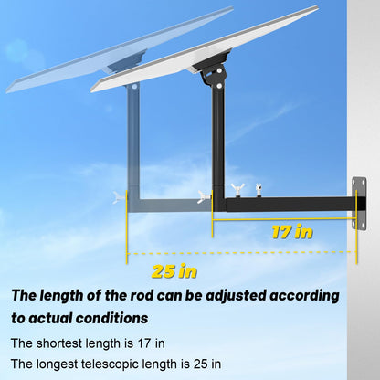 Starlink Gen 3 Mount with Adapter, Extension-Type Heavy Duty Starlink Long Wall Mount, StarLink Pole Mount, Mounting Kit for Starlink Gen 3 Internet Kit Satellite