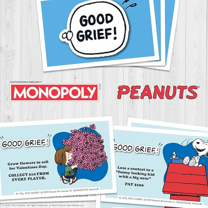 Monopoly Peanuts Board Game Play as Snoopy on Sled Baseball Cap Kite Eating Tree &amp More Officially Licensed and Collectible Monopoly Game Based On The Famous Comic Strip Peanuts