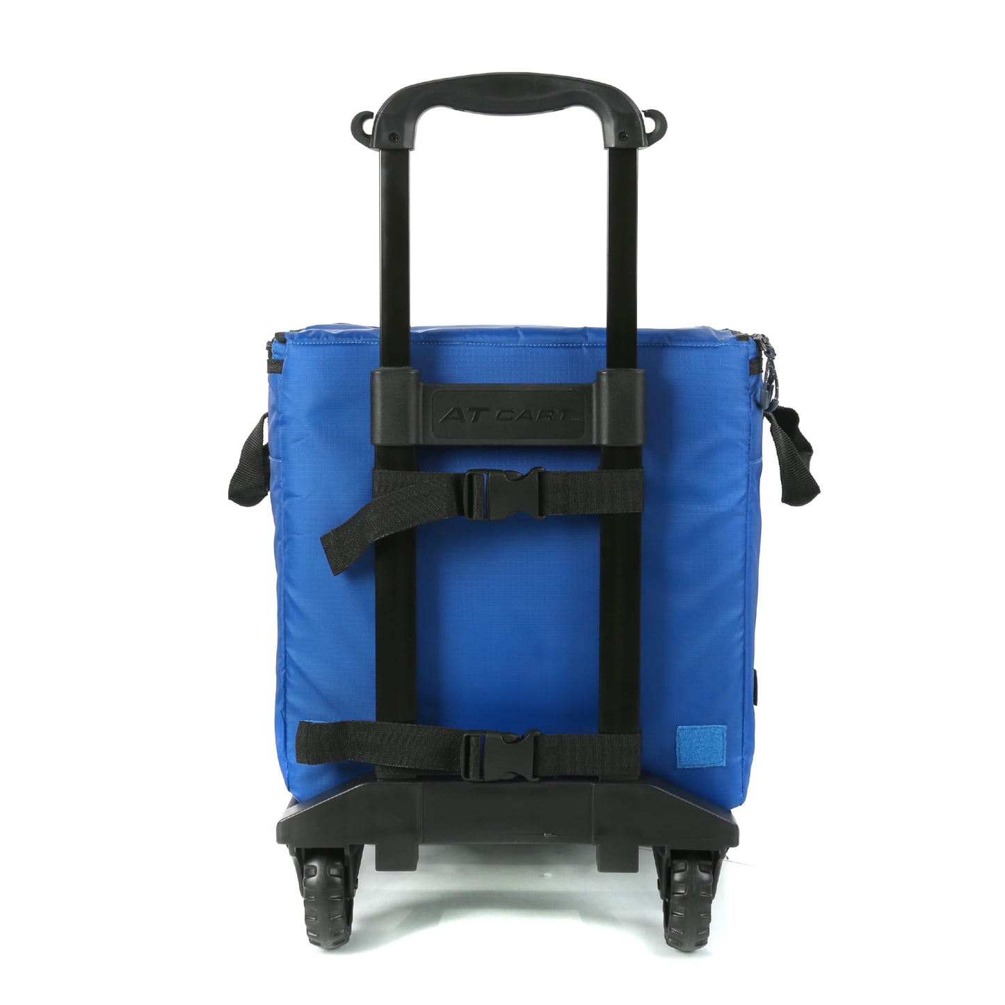 Columbia Crater Peak Wheeled Cooler - 50 Can Rolling Collapsible Cooler with Super Foam Insulation and Foldable All-Terrain Cart with Wheels - Blue