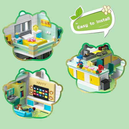Friends House Building Block Set Pets Collection Small Brick Model Set Creative Mini Toy Building Sets Children’s Day Birthday for Teens Kids Boys Girls 8+ 1035 PCS