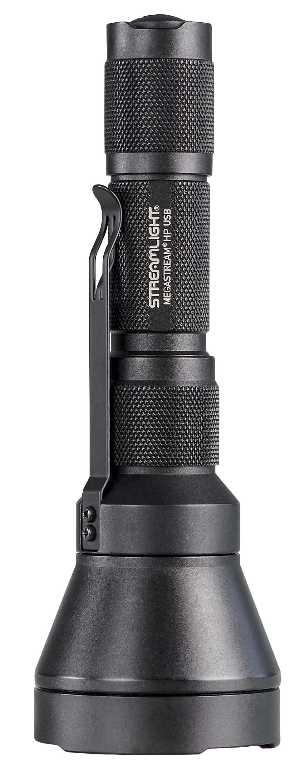 Streamlight 66211 MegaStream HP USB 1350-Lumen 310000-Candela Rechargeable EDC Flashlight Includes Rechargeable Battery, USB-C Cable, and Holster, Black