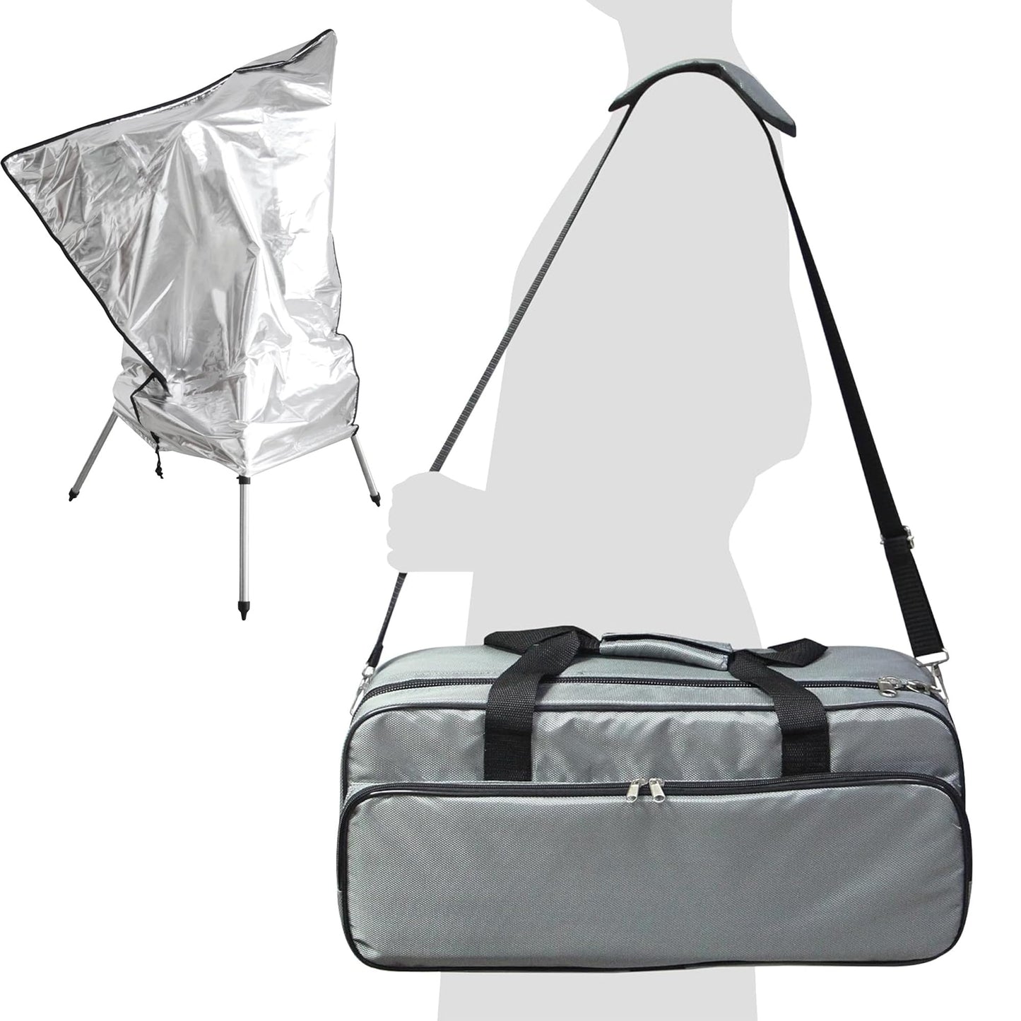 Astromania Protective Telescope Cover with Fixing Strap, Diameter 23.8" - Bundle with - Transport Bag