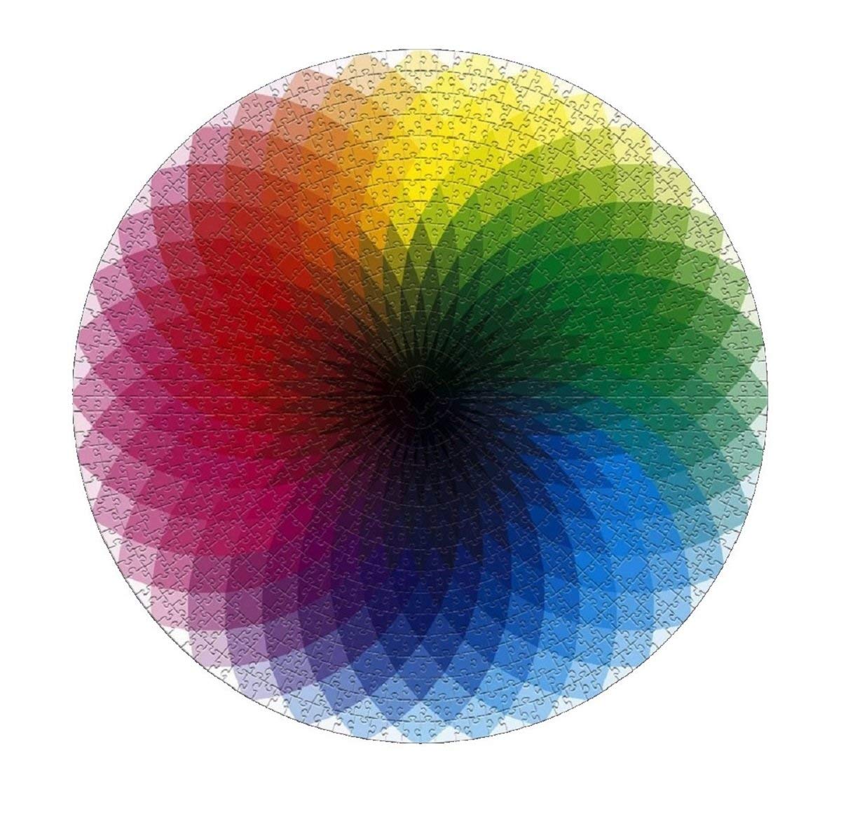 LRRH 1000 PCS Rainbow Palette Jigsaw Puzzle Intellectual Game for Adults and Kids