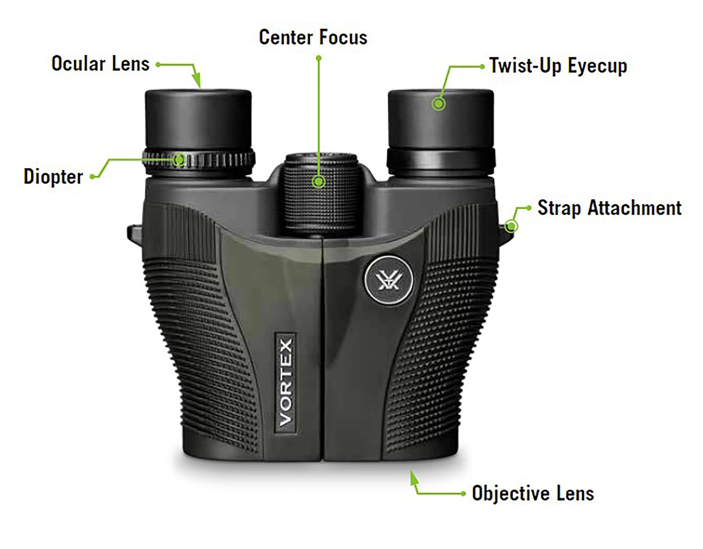 Vortex Optics Vanquish Reverse Porro Prism Binoculars 8x26