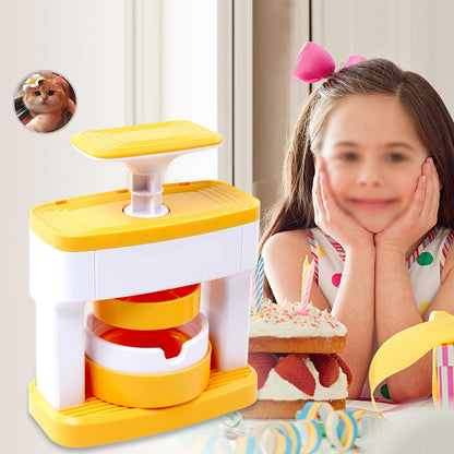 LOCADENCE Button Maker Machine, Badge Maker Machine with 48pcs Button Parts Pictures Circle Cutter, DIY Pin Badge Button Maker Press Machine, Badge Punch Gifts for Kids