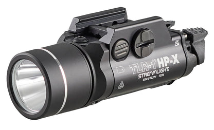 Streamlight 69168 TLR-1 HP-X USB 1300-Lumen High Candela Rail-Mounted Rechargeable Weapon Light, Includes Rail Locating Keys and Batteries, Black