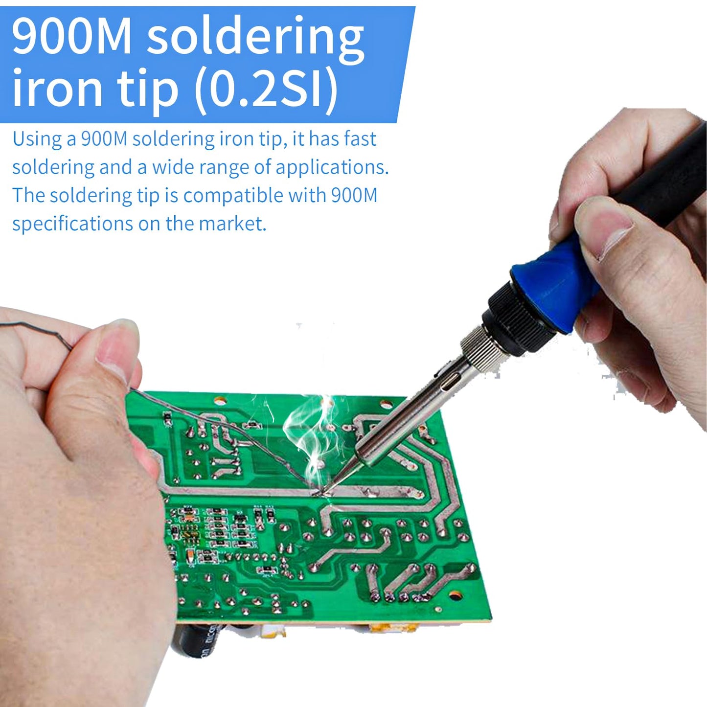 ATTEN ST-965 Soldering Station, Digital Display Welding Station, Equipped with Automatic Sleep Function and ℃/℉ Switching, Suitable for Mobile Phone Chip and Electronic Repair. 110V 65W