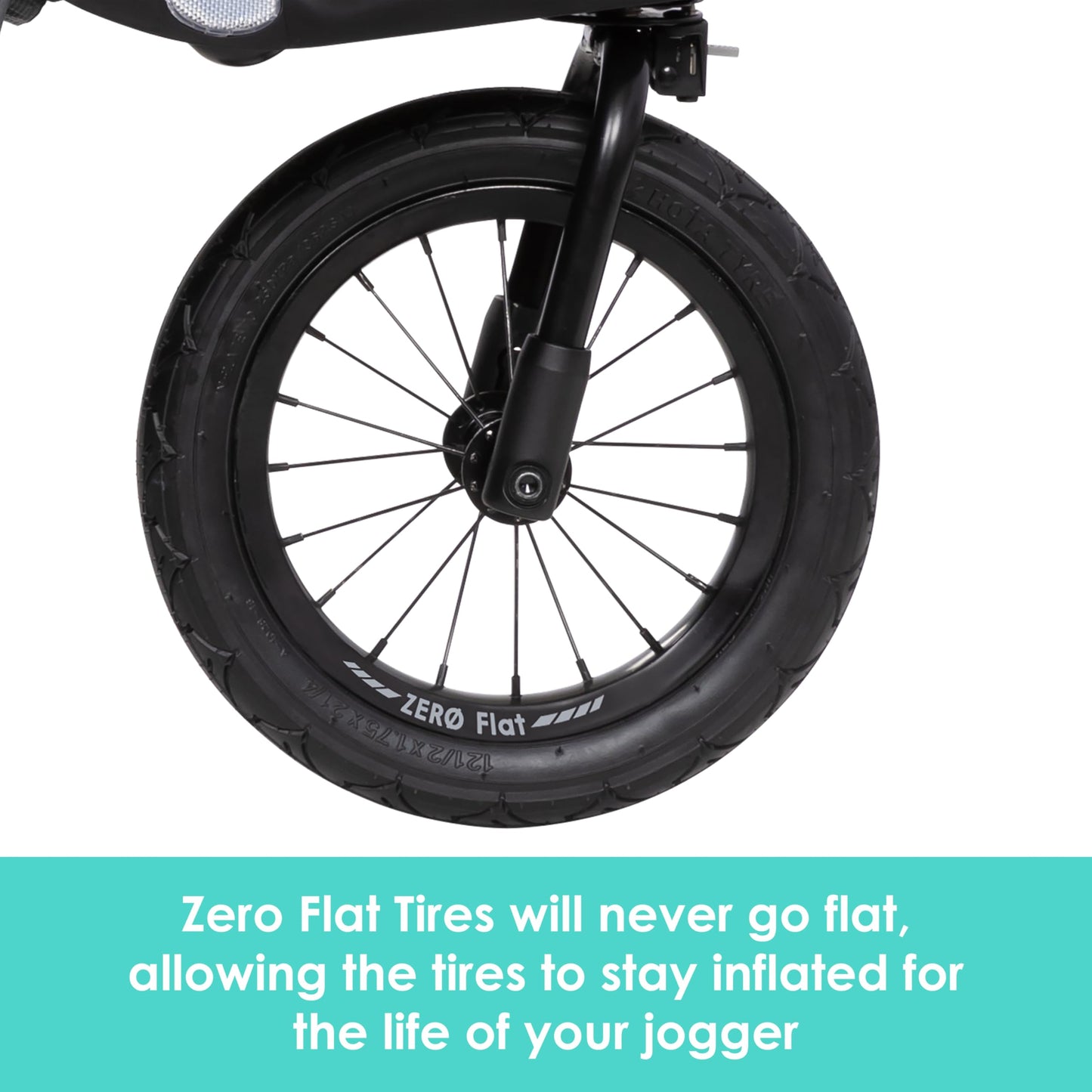 Baby Trend Expedition® Zero Flat Jogger Travel System with LED Lights, Dash Blue