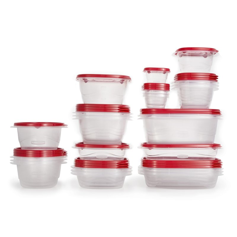 Rubbermaid TakeAlongs Food Storage Containers Set of 26 Clear