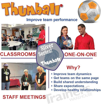 Trainers Warehouse 6 Thumball Collection 32 Prompts for Conversation Team Building Relationship and Training