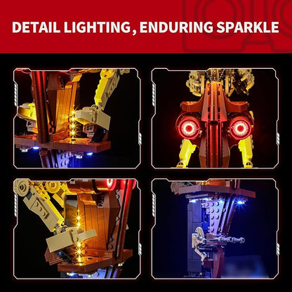 BRIKSMAX Light Kit for Lego-75428 Battle Droid with STAP -Led Lighting Compatible with Lego Star Wars Building Set- Not Include Model Set