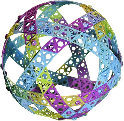 Qubits STEM Construction Set - 100 Pieces: an Open Play Engineering and Building Toy (Alternative to Blocks)