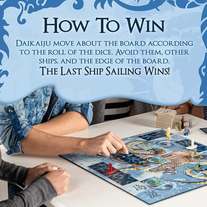Tsuro of the Seas – Path-Building Strategy Board Game with Sea Monsters | Tile-Laying Adventure for 2–8 Players Ages 8+ | 30–45 Minute Gameplay