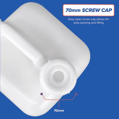 ePackage Supply Premium 5-Gallon Hedpak: Durable HDPE, BPA-Free Plastic, Reusable Liquid Storage Solution for Water and More (1 Count)