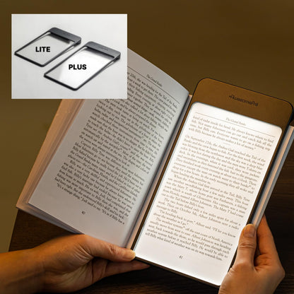 AwesomePre Plus Book Light, LED Reading Light, USB Rechargeable, Warm & Cool Tone, Portable Cordless Lamp for Bedtime Reading