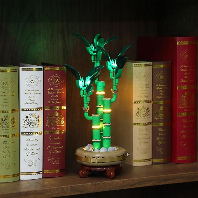BRIKSMAX Light Kit for Lego-10344 Lucky Bamboo -Led Lighting Kit Compatible with Lego The Botanical Collection Building Set- Not Include Lego Set