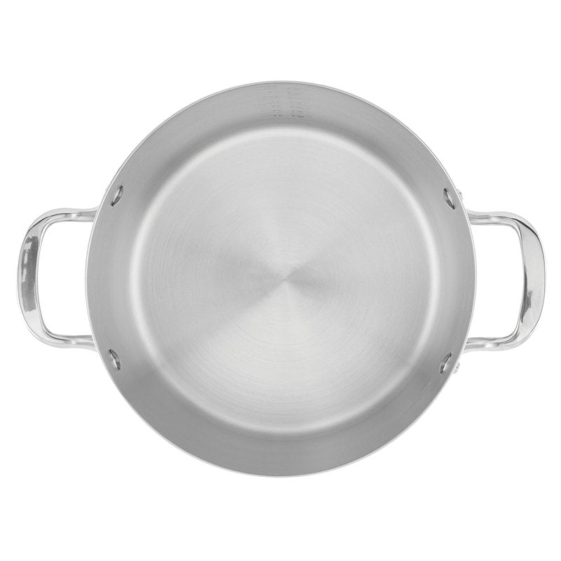 KitchenAid 71003 3-Ply Base Brushed Stainless Steel Stock Pot/Stockpot with Lid, 8 Quart
