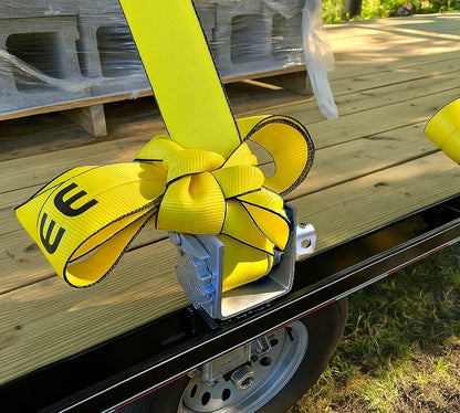 Mytee Products (4 Pack) Trailer Stake Pocket Winch Zinc Plated Flatbed Utility Capacity# 16200 lbs