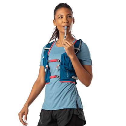 Nathan VaporAir Lite 4 Liter Vest & Hydration Pack with 2L Bladder, Front Water Bottle Pockets, Soft & Breathable Material for Comfort